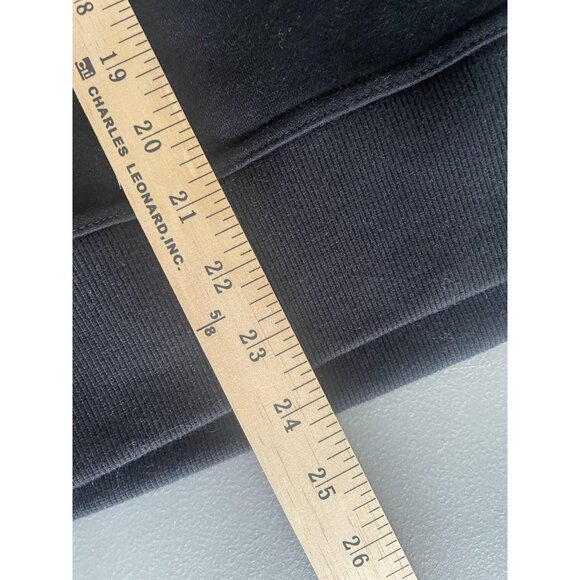 ZARA Hoodie Sweatshirt Womens Large Black Pullover Fleece Minimalist Nuetral - Picture 9 of 9